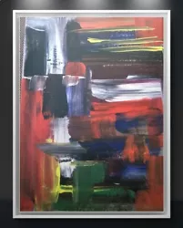 Buy Acrylic Painting. The Look From Around The Corner (abstract) • 0.99£