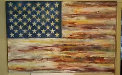 Buy Original Acrylic Painting Of The American Flag • 1,705.02£