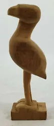 Buy Hand Carved Folk Art Unfinished Wood Carving -  Water Foul  Figurine - 'JNO' • 17.55£