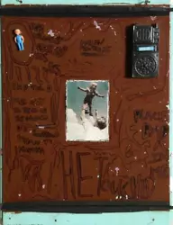 Buy Garrett Diamond, Little One, Black Marker And Mixed Media Collaged On Wood Board • 1,346.93£