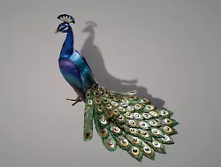 Buy PEACOCK BRONZE SCULPTURE Peafowl Statue FIGURINE By  BARRY STEIN   GORGEOUS • 10,182.74£