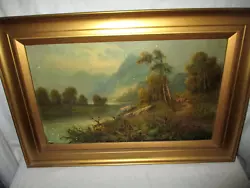 Buy Frank Hider (1861-1933) LISTED ARTIST, OIL PAINTING ON CANVAS FRAMED LISTED • 230£