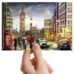Buy Photograph 6x4  - London England Oil Painting Style Art 15x10cm #21805 • 3.99£