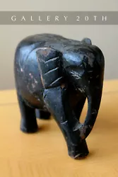 Buy Wow! 19th Century Black India Elephant Sculpture! Vtg Fine Asian Collector Art • 897.74£
