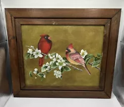 Buy “Cardinals Oil” Oil Painting  • 70.45£