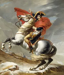 Buy Paintings Portrait Napoleon Bonaparte Emperor France Alps Horse Art Poster  # 4 • 3.20£