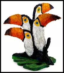 Buy Hunt Slonem Original Painting Wood Sculpture Birds Toucans Parrot Signed Artwork • 9,058.59£