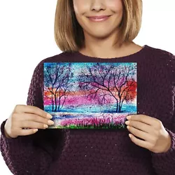 Buy A5 - Pretty Tree Painting Art Print 21x14.8cm 280gsm #2332 • 3.99£
