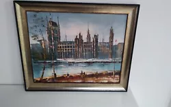 Buy Oil On Board Painting Of London • 40£