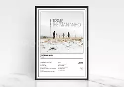 Buy Travis The Man Who Album Single Cover Poster / Music Gift • 8£