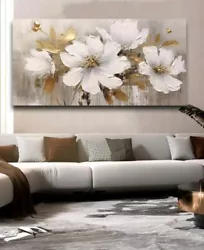 Buy Large Contemporary Flower Floral Wall Art Print Poster 50x100cm Decor Living • 30.99£