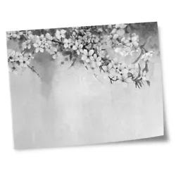 Buy 8x10  Prints(No Frames) - BW - Cherry Blossom Painting Art Japan Pretty  #43743 • 4.99£