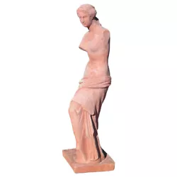 Buy Sculpture Venus By Milo IN Terracotta Italian External Garden Or Indoor H 45cm • 160.63£