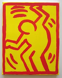 Buy Eric Doeringer 1982 Keith Haring Appropriation Signed Canvas Bootleg Series • 3,937.47£