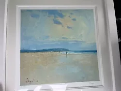 Buy Jorge Segrelles Oil On Canvas Barcelona Beach Seashore Seascape Signed Fine Art • 350£