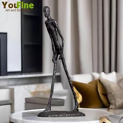 Buy Giacometti Walking Man Bronze Statue Abstract Skeleton Sculpture For Home Decor • 124.95£