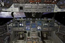 Buy Space Shuttle Cockpit Screens Earth Instruments Photograph Photo Painting Print • 23.62£
