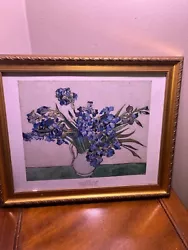 Buy Van Gogh Painting In Gilded Frame (Reproduction) - Irises- Reprint MMA 1986 • 84.34£