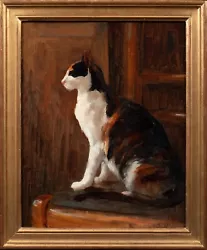 Buy Large 19th Century French Parisian Cat Portrait Théophile Alexandre STEINLEN • 3,700£