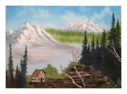 Buy Oil Painting 50x70 Cm Daydream On The Mountain Lake By Art Bob Ross • 171.61£