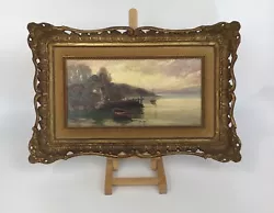 Buy Thomas Morris Ash Boat Oil Painting In Frame • 299.99£