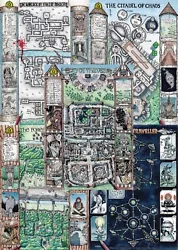 Buy Fighting Fantasy Maps (The Warlock Of Firetop Mountain,  Citadel Of Chaos Etc) • 17.50£