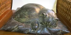 Buy TJ Mabrey Sleeping Cat Signed Cast Bronze - 2 Of 5 • 1,417.49£