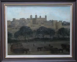 Buy William Dacres Adams Tower Bridge London British Oil Painting Art 1864-1951  • 7,200£