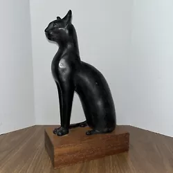 Buy Vintage 1964 Alva Museum Replicas Egyptian Sacred Cat Of Bast Figure Sculpture • 215.10£