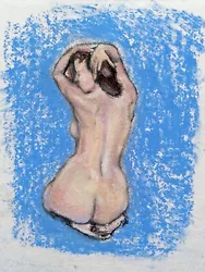 Buy Nude Female ORIGINAL Art, In Pastel, Nude ,Degas Style, 20x28cm Signed • 14£