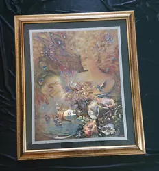 Buy Josephine Wall Limited Edition 67x58cm   Crystal Of Enchantment   Golden Frame • 13,146.95£