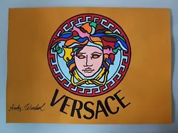 Buy Andy Warhol Hand Signed. 'versace'. Watercolor On Paper. Pop Art • 24.86£