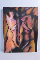 Buy Vintage Gay Interest Painting Original Art Nude Male Torso Muscle Canvas • 124.78£