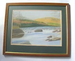 Buy River Orchy Picture Framed Pastel Scottish Landscape Glen Orchy  • 39.99£