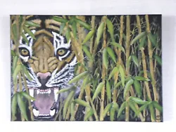 Buy Original Acrylic Painting  TIGER  On Canvas • 28£