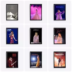Buy Taylor Swift Eras Tour Poster Prints Songs Albums Concert Room Pictures Gift • 120£