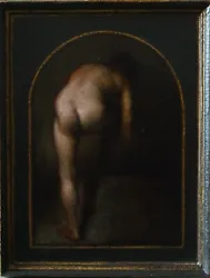 Buy Original Signed Oil Painting Study Male Nude Figurative Art Framed  • 125£
