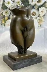 Buy Bronze Sculpture Art Deco Limited Edition Nude Woman Erotic Torso And Hand Art • 275.78£