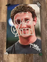 Buy Katsu Skully On Mark Zuckerberg Poster, 2013 • 1,420.85£