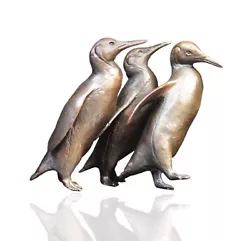 Buy Bronze Penguin Group Sculpture - Limited Edition 150 - Michael Simpson. • 195£