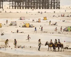 Buy Robert Littleford Frsa Bws  Tides Out  Original Watercolour Painting Beach Scene • 599£