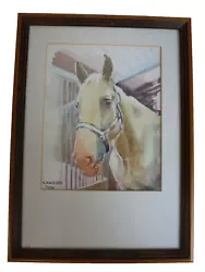 Buy Horse Watercolour Painting G. R. Weekes Original 1996 32x23cm / 12x9  • 19.99£