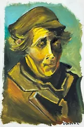 Buy Vincent Van Gogh Dutch (Handmade) Mixed Media Paper Painting Signed And Stamped • 119.90£