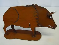 Buy Javelina Garden Art Sculpture Hog Pig By Henry Dupere Country Farm Grannycore • 166.31£