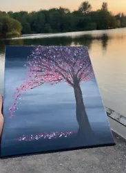Buy Cherry Blossom Painting Small Hand Painted. • 20£