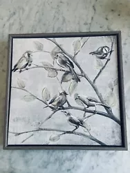 Buy Birds On Branch Print Wall Art Print Framed Oil Paint Applied 12x12  Hobby Lobby • 13.23£