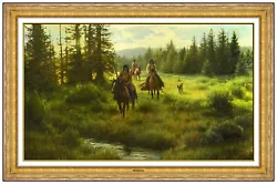 Buy Robert Duncan Large Original Painting On Canvas Signed Landscape Horse Framed • 11,045.14£
