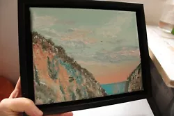Buy Seascape Greek Island Sky Painting - Small Size -Unframed Rolled Canvas • 25£