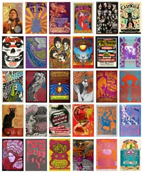 Buy BEST Vintage CONCERT 60s 70s A3 A4 POSTERS Psychedelic FILLMORE BUY 1 GET 2 FREE • 11.99£