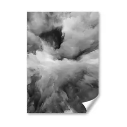 Buy A4 - BW - Watercolour Cloud Explosion Paint Poster 21X29.7cm280gsm #42091 • 4.99£